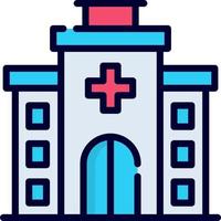 hospital  icon, healthcare and medical icon. vector