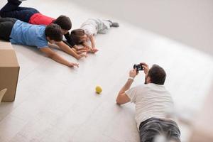 Photoshooting with kids models photo