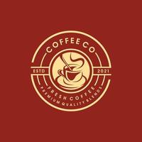 plantilla de vector de diseño de logotipo de café.