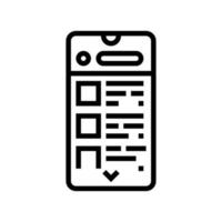 commerce application line icon vector illustration