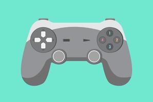 Cartoon Video Game Controller Gaming Joystick Minimal Illustration vector