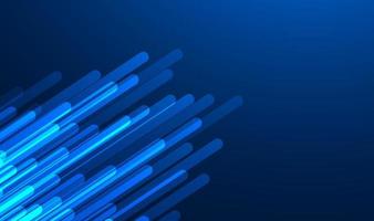 Abstract blue gradient background with lighting lines. vector illustration