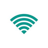 vector illustration of simple wifi icon.