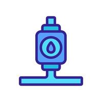 install the water pump icon vector outline illustration