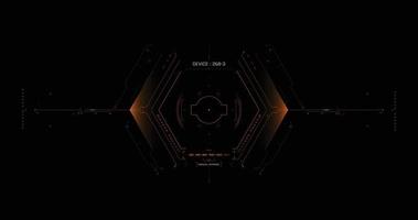 Target HUD for the game screen, Futuristic design elements. HUD focus elements. Sci-fi design. FUI collection, Military collimator sight, Vector HUD set