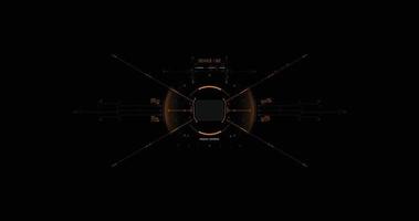 Target HUD for the game screen, Futuristic design elements. HUD focus elements. Sci-fi design. FUI collection, Military collimator sight, Vector HUD set