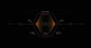 Target HUD for the game screen, Futuristic design elements. HUD focus elements. Sci-fi design. FUI collection, Military collimator sight, Vector HUD set