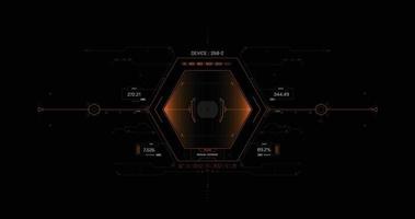 Target HUD for the game screen, Futuristic design elements. HUD focus elements. Sci-fi design. FUI collection, Military collimator sight, Vector HUD set