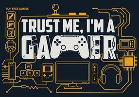 Gaming Poster Vector Art, Icons, and Graphics for Free Download