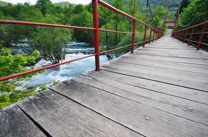 bridge river wild photo