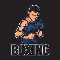 boxing logo vector