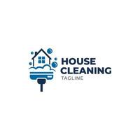 Home Cleaning logo, suitable for real estate cleaning services vector