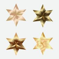 Shiny Gold Star illustration design