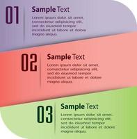 modern text box template, infographics banner vector