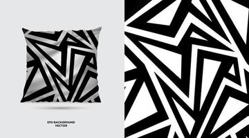 vector de plantilla de diseño de patrón textil de tela futurista. hermosos diseños de pintura de tela para fundas de almohada vector