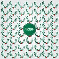 Floral textile pattern design vector. Unique and abstract Fabric textile pattern design template vector