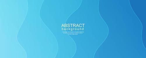 Abstract gradient blue curve background vector