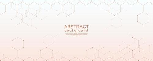 Geometric shape background with modern design vector