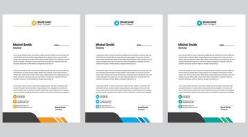 Professional creative letterhead template design for your business