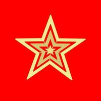 Star icon vector. Design many stars in one image. Web site pictogram,mobile app. Logo illustration. On a red background. vector