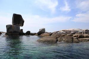 Large stone arch stack at Andaman sea near Koh Lipe, Thailand photo