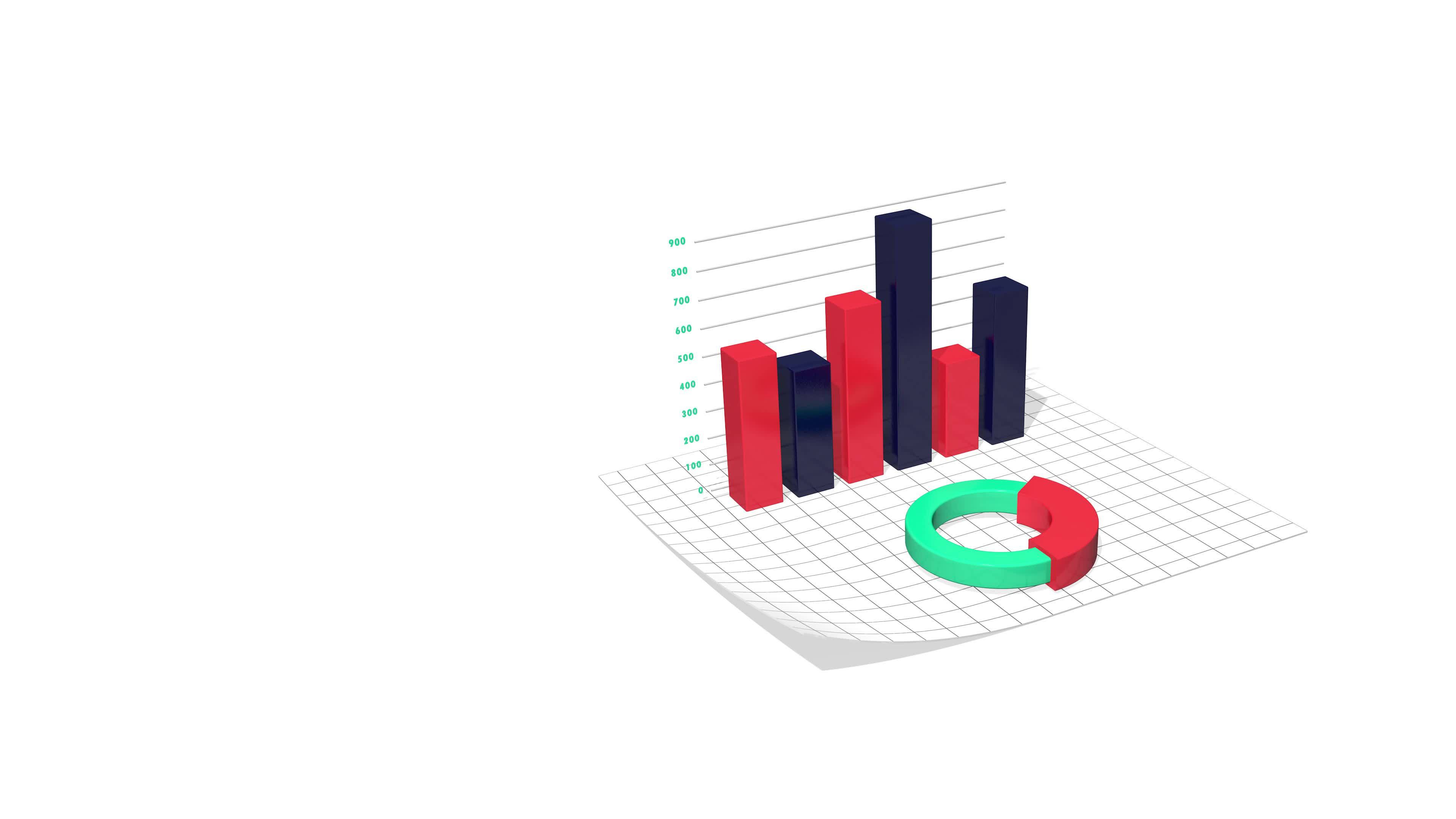 Data Visualization Infographic, Charts and Graphs Animation, Budget ...