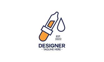 Graphic designer and web design studio tool logo vector