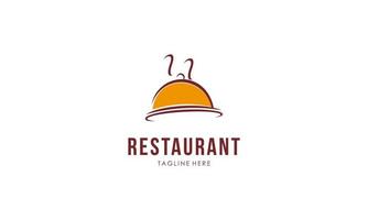 Restaurant logo design template vector