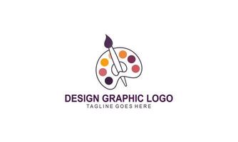 logotipo de la herramienta de estudio de diseño gráfico y diseño web vector