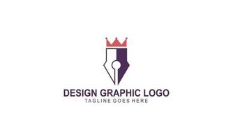 Graphic designer and web design studio tool logo vector