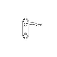 Door handle icon. vector