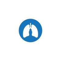 lungs icon vector illustration template design