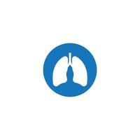 lungs icon vector illustration template design