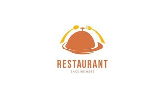 Restaurant logo design template vector