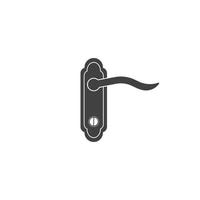 Door handle icon. vector