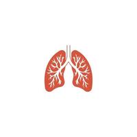 diseño de plantilla de ilustración de vector de icono de pulmones