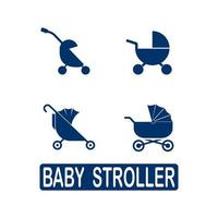 stroller icon vector illustration template design