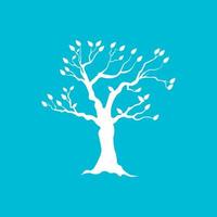 Winter Tree  icon. vector