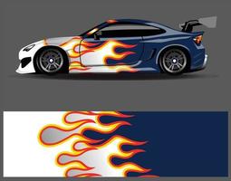 Graphic abstract stripe racing background designs for vehicle  rally  race  adventure and car racing livery vector