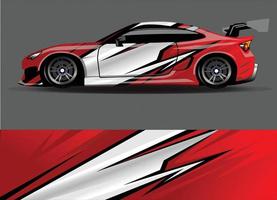 car wrap  decal  vinyl sticker designs concept. auto design geometric stripe tiger background for wrap vehicles race cars cargo vans and livery vector