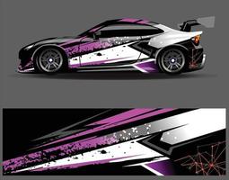 Sports stripes, car stickers black color. Racing decals for tuning.  20928753 Vector Art at Vecteezy