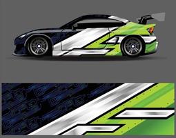 Car wrap decal graphics. Abstract eagle stripe  grunge racing and sport background for racing livery or daily use car vinyl sticker vector