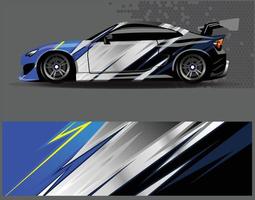 Car wrap decal graphics. Abstract eagle stripe  grunge racing and sport background for racing livery or daily use car vinyl sticker vector