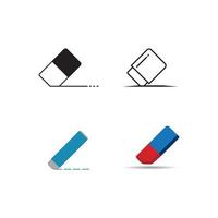 Eraser icon. vector illustration design template.