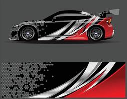 Car wrap decal graphics. Abstract eagle stripe  grunge racing and sport background for racing livery or daily use car vinyl sticker vector