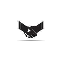 Hand shake logo vector