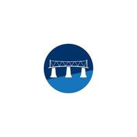 Bridge icon vector illustration template design