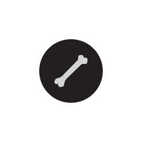 bone icon. vector illustration design template.