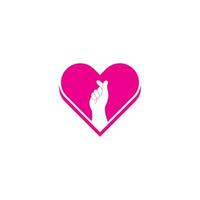 Mini love icon. vector