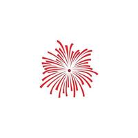 Fireworks icon. vector illustration template design.